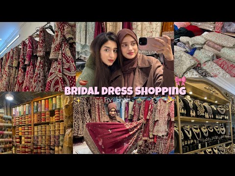Bridal Dress shopping for bhabi💍✨ || Yusma Akhund