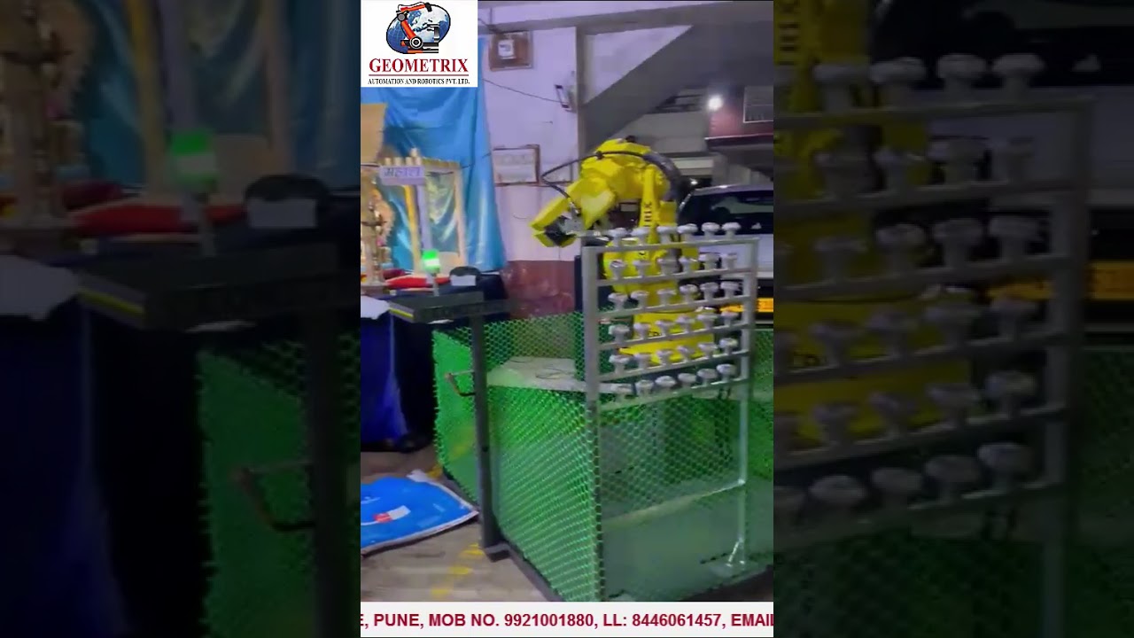 Prasad Distribution Using Robotic System In A Residential Complex At Pune
