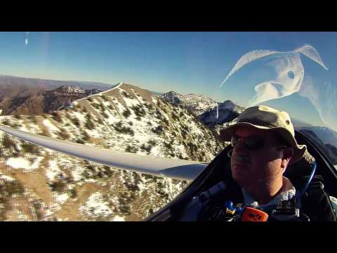 Glider Flying Utah's Wasatch Mountains