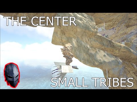 ARK PVP |Small Tribes| Raiding Hidden Base on Center