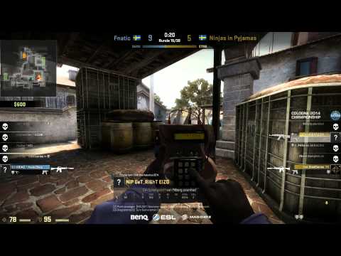 Fnatic vs. NiP Gaming (Map 3) - ESL One Cologne 2014 - Final - CS:GO