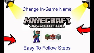 How To Change Minecraft In-Game Name