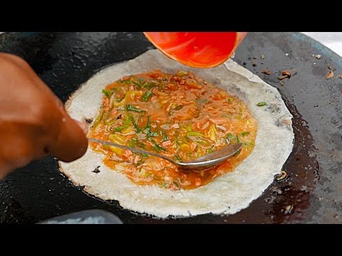 Indonesian Street Food - FLUFFY EGG CRISP Lumpia Telor