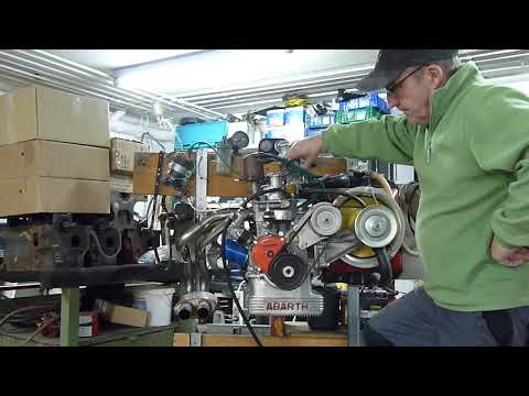 Fiat 850 Abarth HP 70 1050ccm mit 32 29 Ventil  Weber DCD7  Prototyp Edelstahlauspuff