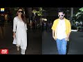 Malaika Arora In Breezy White Salwar Suit Armaan Malik At Airport