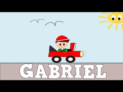 Aprender a leer y escribir GABRIEL -  Vídeos para niños