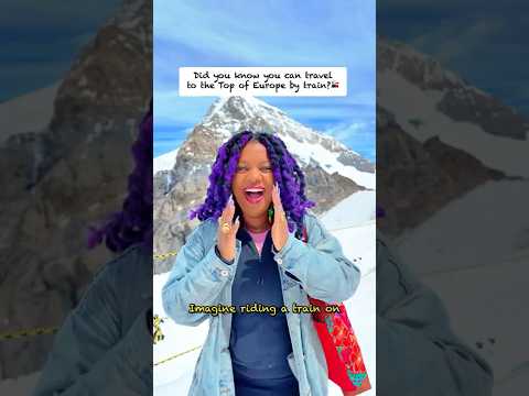 How to travel by train to the Top of Europe  #traintrip #traintravel #topofeurope #switzerland