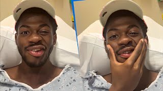 Lil Nas X in hospital with partial face paralysis