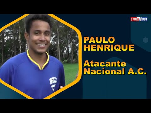 PAULO HENRIQUE - HABILIDOSO,  VELOZ E ARTILHEIRO, ESSE É O ATACANTE DO NACIONAL A.C. DE ROLÂNDIA