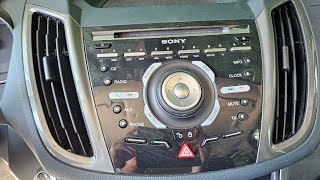 How to Remove/Replace Radio Ford Cmax