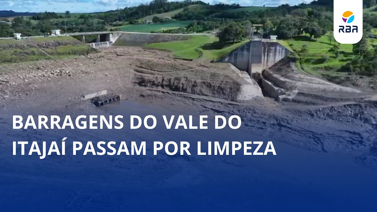 Barragens do Vale do Itajaí passam por limpeza