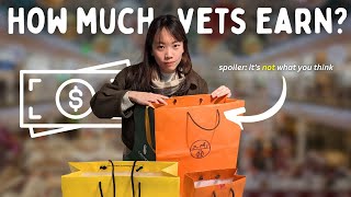 How much money do vets make in the UK