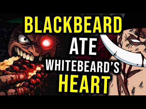 Blackbeard ATE Whitebeard's HEART! (Cherry Pie is Why) | One Piece Theory