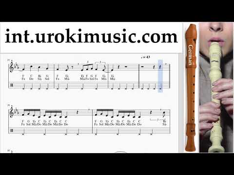 Recorder lessons (G.) Ariana Grande - Needy Sheet Music Tutorial um-a-n352