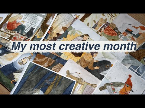 My October in Art 🍂 | Calmtober Highlights & Studio Chat