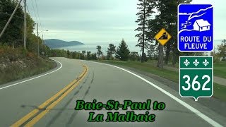 Route 362, Baie-St-Paul to La Malbaie, Charlevoix, Québec