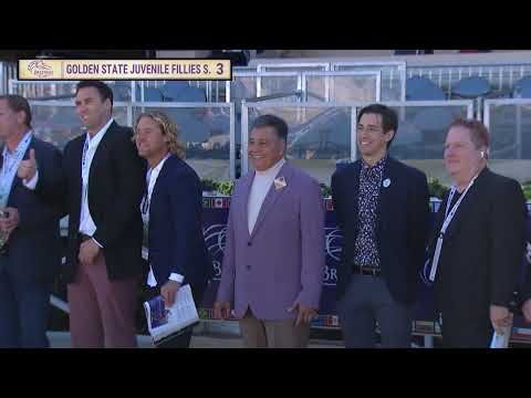 Tequilaandtherapy wins the Golden State Juvenile Fillies Stakes race 3 at Del Mar 11/1/24