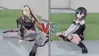 Niko vs Chihaya Sexy Pose【Hololive】
