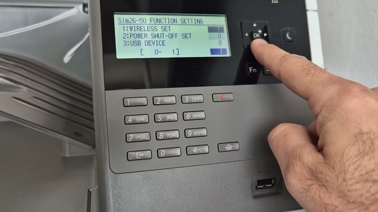 Enable USB port on Sharp MX-B350P, AR-B352PT, MX-B450P, AR-B452PT
