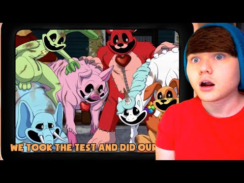 Take The Test by RecD - Miss Delight, Catnap & Smiling Critters Fan Song REACTION!