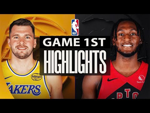 Los Angeles Lakers Vs Toronto Raptors Game 1ST Highlights - Dec 04 , 2025 | NBA