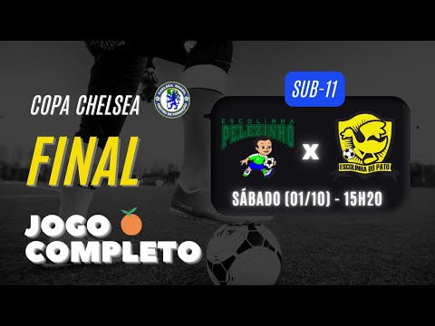Final da Copa Chelsea - Pelézinho x Escolhinha do Pato - Sub-11