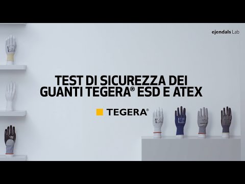 TEGERA® ESD and ATEX protective gloves - Quality control tests by Ejendals Lab (IT)