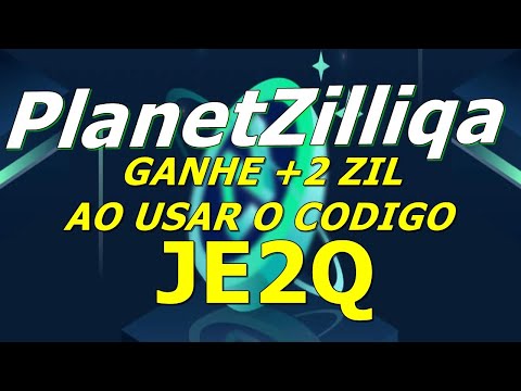 ZILLIQAPLANET GANHE VARIOS TOKENS + 2 TOKENS ZIL USANDO O CODIGO: JE2Q