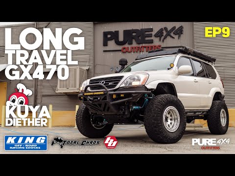 Celebrity Jollibee Lexus GX470 on 37's Kuya Diether (King Shocks, Total Chaos, Long Travel, Lil B's)