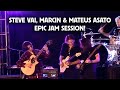 Steve Vai, Marcin & Mateus Asato Epic Jam Session!