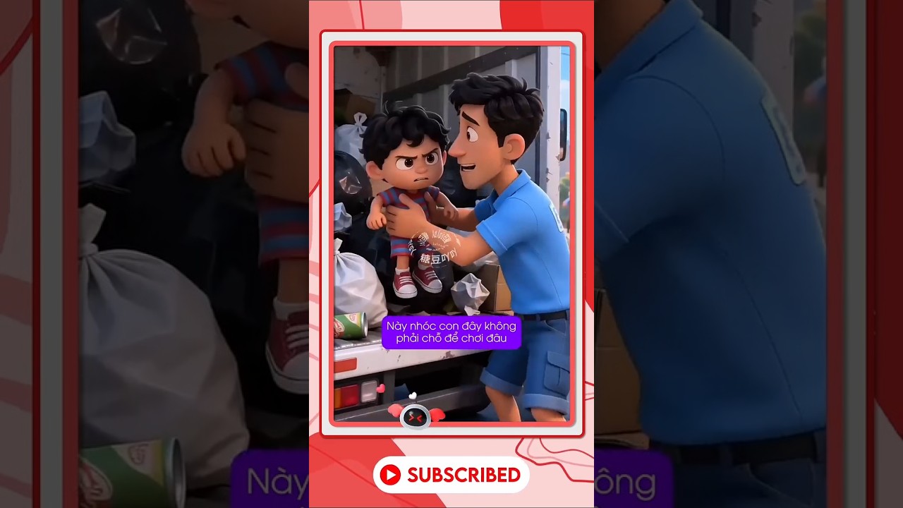 Cậu bé trong xe rác