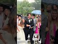 When the weather makes your wedding feel like a movie ☔️