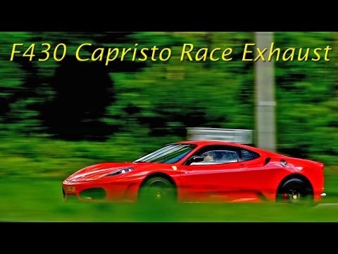 Ferrari F430 w/ Capristo Race Exhaust! LOUD Revs & Accelerations! - 1080p