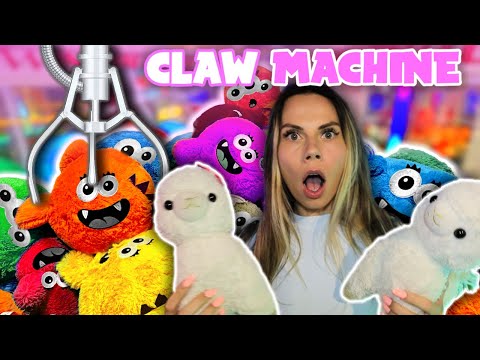 WE PLAYED THE BIGGEST CLAW MACHINE EVER