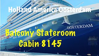 Balcony Stateroom (Cabin 8145) Oosterdam Holland America Line