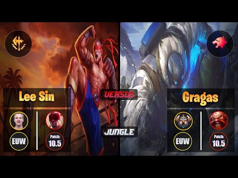 Jankos LEE SIN (Jungle) [Conqueror] VS GRAGAS - Challenger EUW Patch 10.5