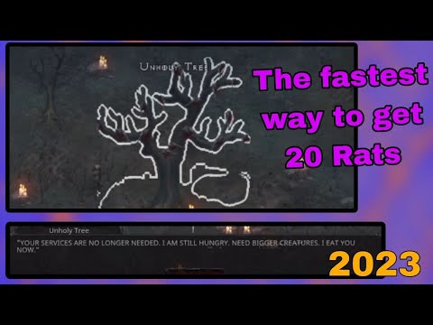 Unholy tree kill 20 rats | fastest way to kill 20 rats - quest guide Vampire's fall origin rpg