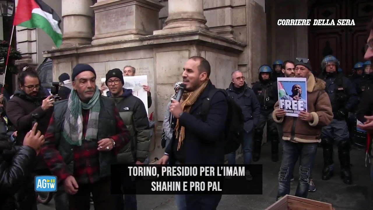 Torino, presidio per l’imam Shahin