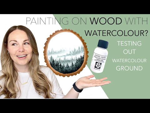 Testing Out Daniel Smith Watercolour Ground. This Stuff Is AMAZING!