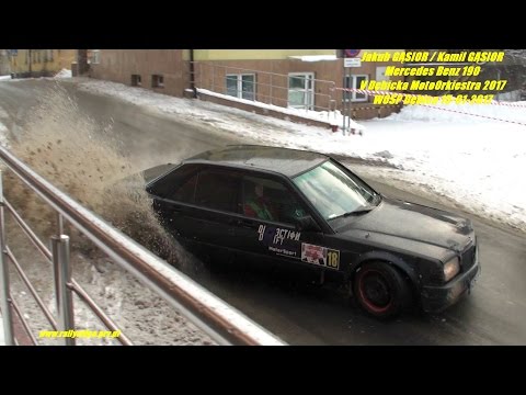 J. GĄSIOR / K. GĄSIOR - Mercedes Benz 190 - V Dębicka MotoOrkiestra WOŚP Dębica 15-01-2017