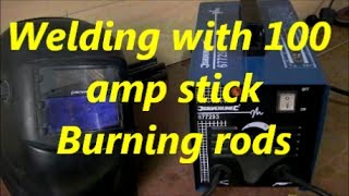 How to weld with the 100 amp stick welder: part 1