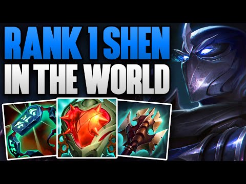 RANK 1 SHEN IN THE WORLD CARRIES HIS TEAM! | CHALLENGER SHEN TOP GAMEPLAY | Patch 15.10 S15