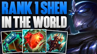 RANK 1 SHEN IN THE WORLD CARRIES HIS TEAM! | CHALLENGER SHEN TOP GAMEPLAY | Patch 15.10 S15