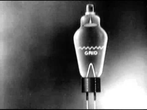 ELECTRONICS AT WORK, Reel 1 describes, by animation, the operation of an electron tube, battery,...