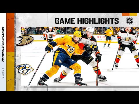 Ducks @ Predators 11/22/21 | NHL Highlights