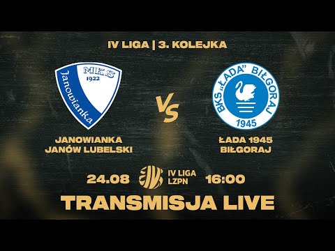 Zapis transmisji: Janowianka Janów Lubelski - Łada 1945 Biłgoraj 3:0 #4liga | Sezon 2025/26