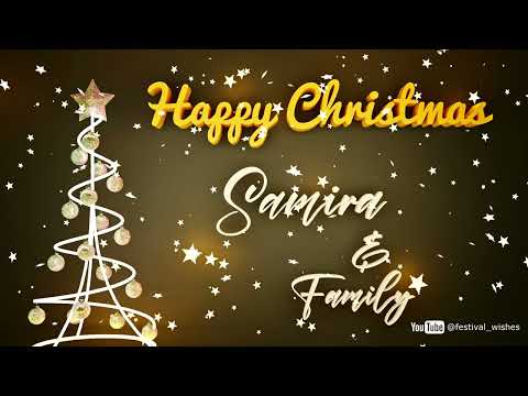 Samira #Christmas #special #video #wish Happy Christmas song - Happy Christmas wishes to you