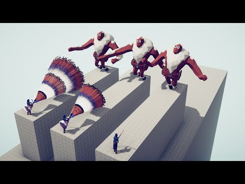 TRIO ICE GIANT vs 3x EVERY GOD - Totally Accurate Battle Simulator TABS