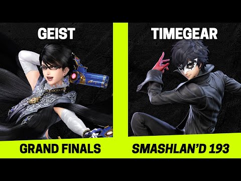 SmashLAN'd 193 Grand Finals - Geist (Bayonetta) vs TimeGear (Joker, Min Min) - SSBU Tournament