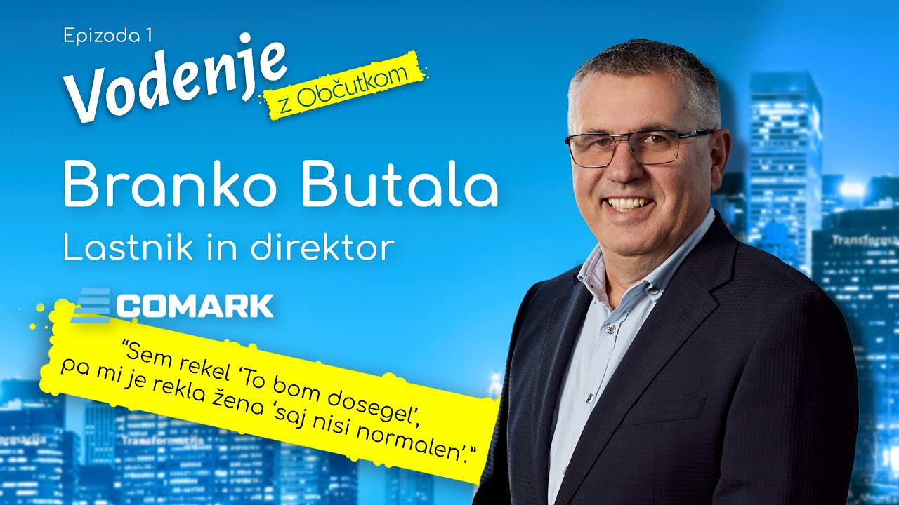 O stresu, sprejemanju priložnosti, kompromisih in vodenju ljudi｜Branko Butala｜Vodenje z občutkom｜1